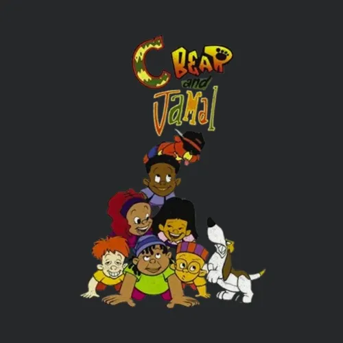 C Bear And Jamal Retro Cartoon