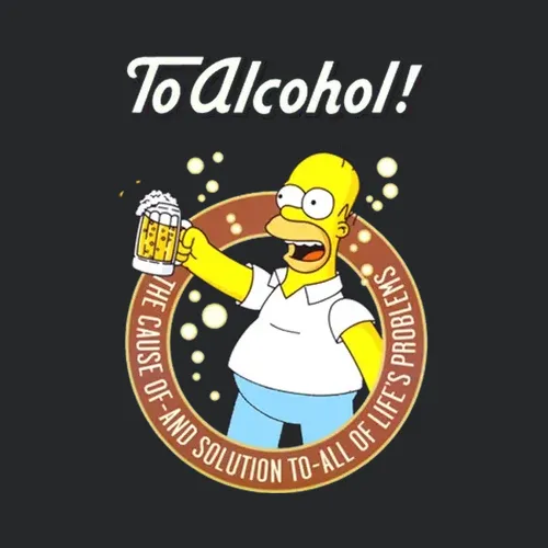 Homer Simpson To Alcohol Funny