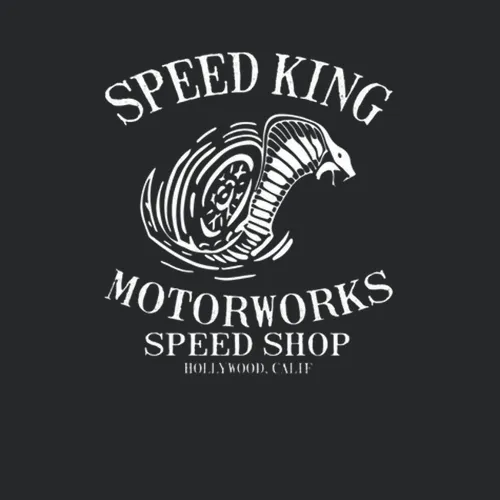 Johnny Lawrence Cobra Kai Inspired Speed King Motorworks Speed Shop Hollywood Cool