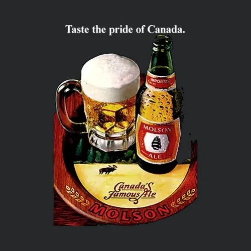 Molson Export Beer Vintage 80s