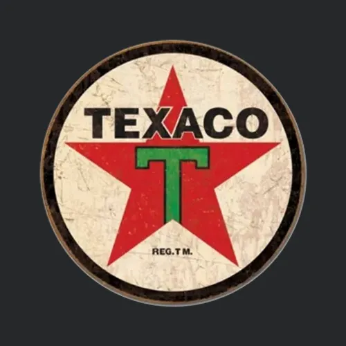 Vintage Texaco Logo Distressed