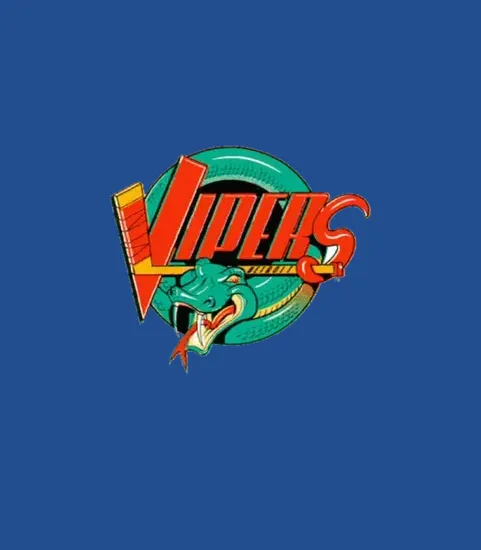 Detroit Vipers Vintage Hockey Logo