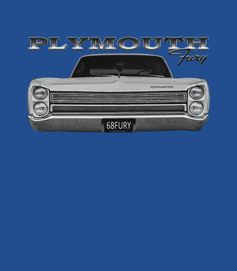 1968 Plymouth Fury Front White
