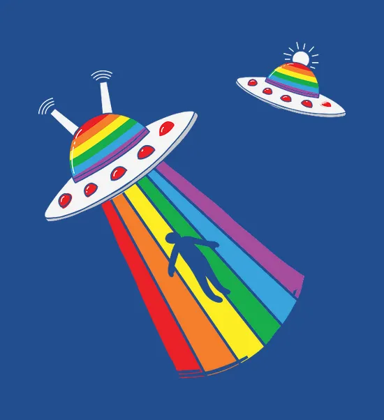 Alien Abduction Gaylien Lgbt Pride