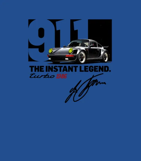 2 Sides Porsche 911 Turbo Back