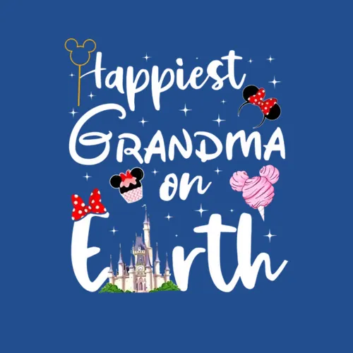 Happiest Grandma On Earth Disney Grandma Shirt