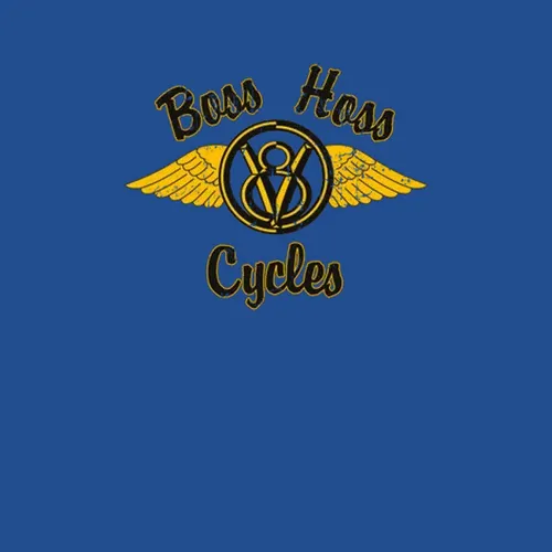 Boss Hoss Cycles Automobile Car Motorcycle Parts Cool Distressed Brand Logo Emblem