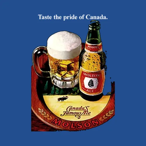 Molson Export Beer Vintage 80s