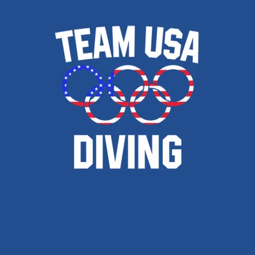 Team Usa Diving Olympics Event Patriotic Rings