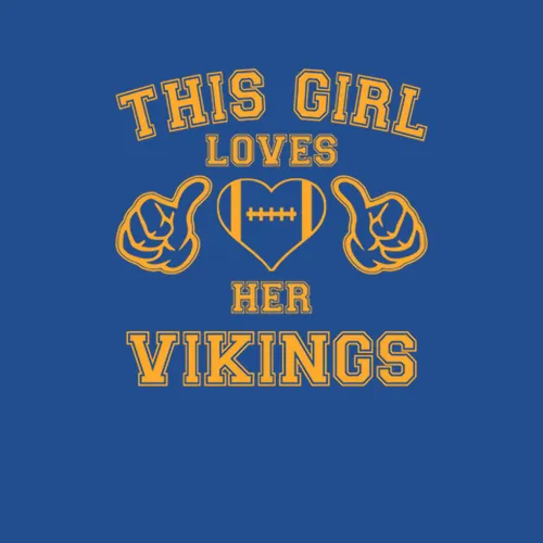 This Girl Loves Her Minnesota Vikings Football