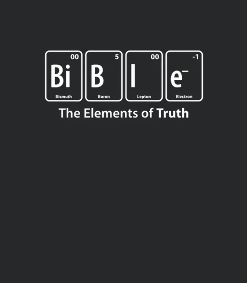 Bible Periodic Table Of Elements Funny Christian