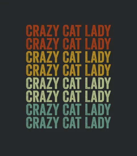 Crazy Cat Lady Purple Cats