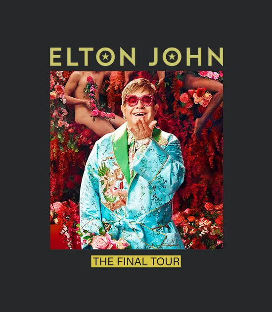 Elton John Goodbye Yellow Brick Road 2023 World Tour Double Side Trending