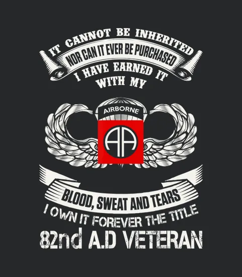 Forever The Title 82nd Airborne Division Veteran