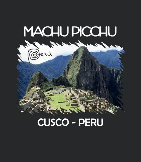 Machu Picchu Peru Llama Cusco Flagge Manner Frauen Kinder