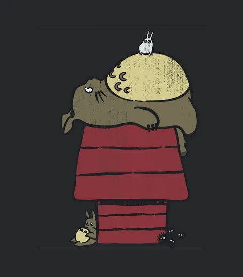 My Neighbor Peanut Totoro Snoopy Peanuts Neighbor Ghibli Japan