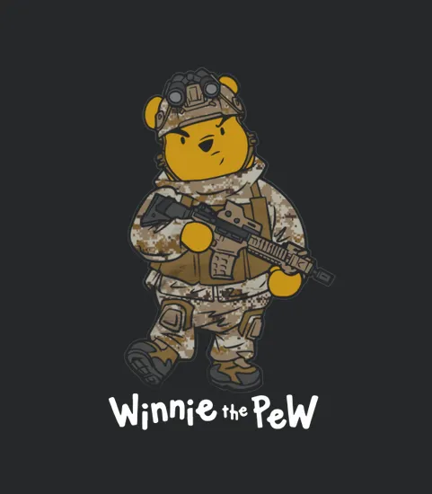Winnie The Pew Marine