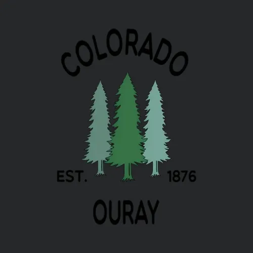 Ouray Colorado Rocky Mountains Evergreen Novelty