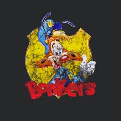 Bonkers D Bobcat Shield 90s Tv Show Cartoon Worn