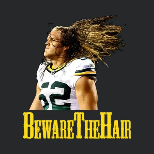 Clay Matthews Beware The Hair Green Bay Football