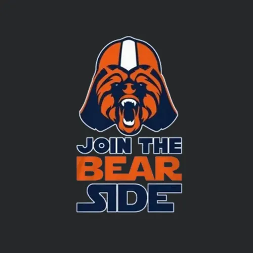 Join The Bear Side Star Wars Parody Ultimate Chicago Bears Fan