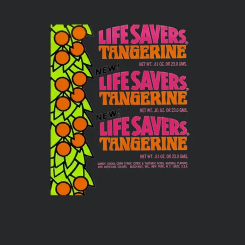 Lifesavers Tangerine Retro Gum Candy Sweets Logo