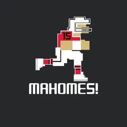 Patrick Mahomes 15 Tecmo Bowl Kansas City Football Athlete Fan