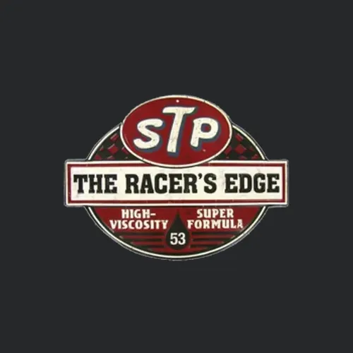 Stp Oil Vintage Logo Racers Edge Distressed Logo