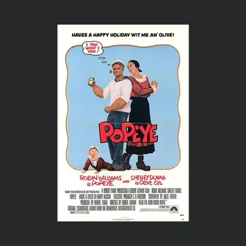 Popeye Cool 80s Comedy Vintage Classic Movie Fan