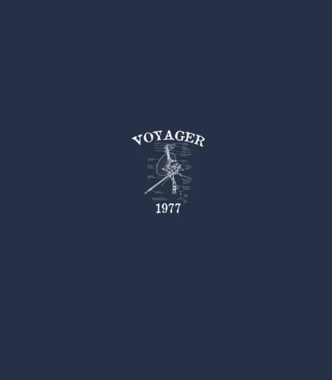 Nasa Voyager Space Probe Golden Record 1977 Mission Shirt
