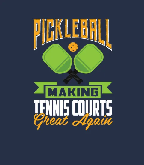 Pickleball Makes Tennis Courts Great Again Funny