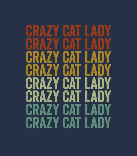 Crazy Cat Lady Purple Cats