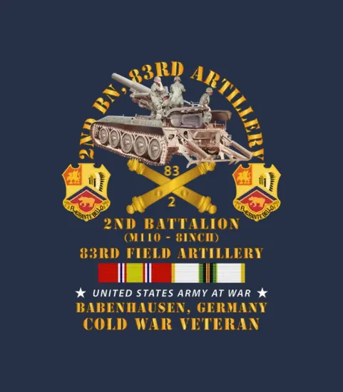 2nd Bn 83rd Artillery W M110 Babenhausen Germany