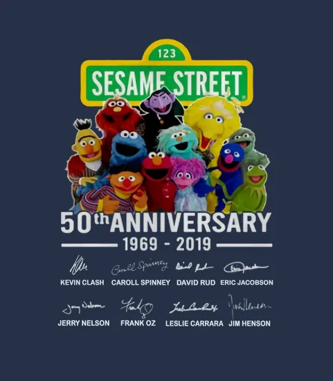 123 Sesame Street 50th Anniversary 1969 2019 Signatures Muppet