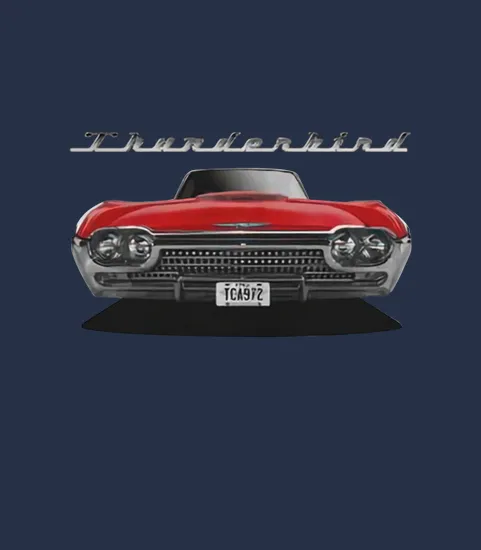 1962 Tbird Front Red