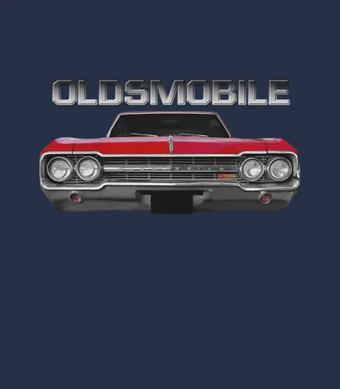 1965 Olds 442 Two Side Red