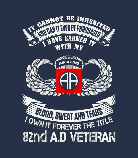 Forever The Title 82nd Airborne Division Veteran