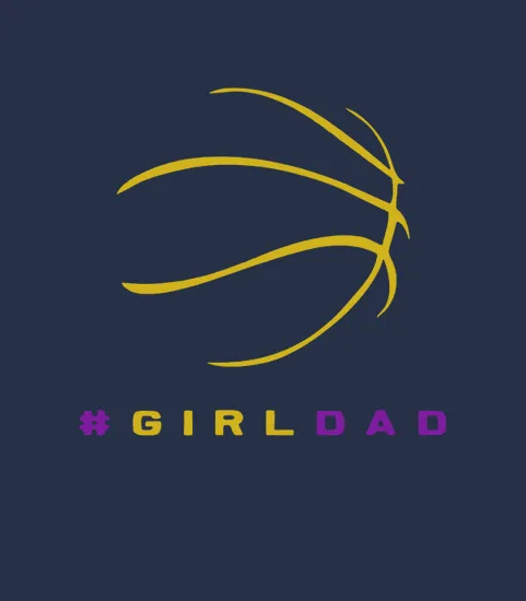 Girldad Girl Dad Proud Father Of Daughter Basketball Gift