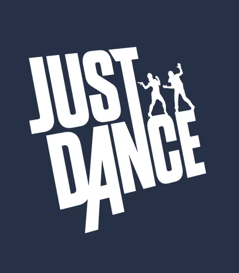 Just Dance White Text