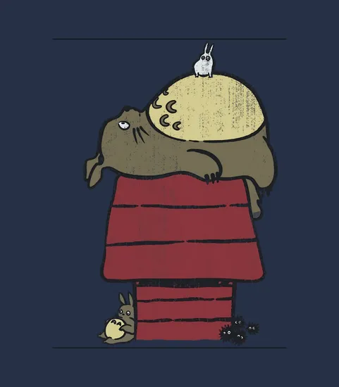 My Neighbor Peanut Totoro Snoopy Peanuts Neighbor Ghibli Japan