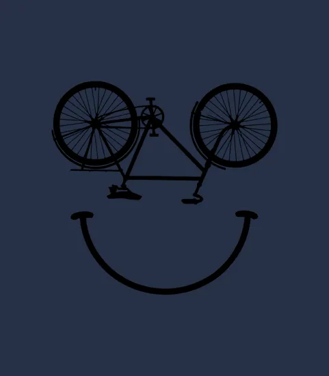 Smile Face Bike Upside Down