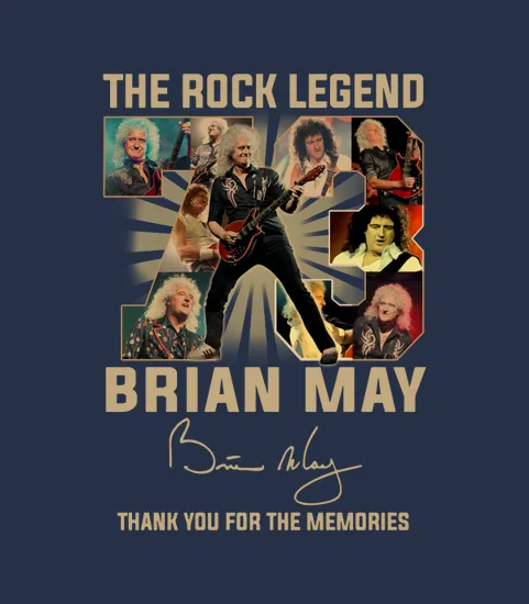 The Rock Legend 73 Brian May Thank You For The Memories Signature Travel