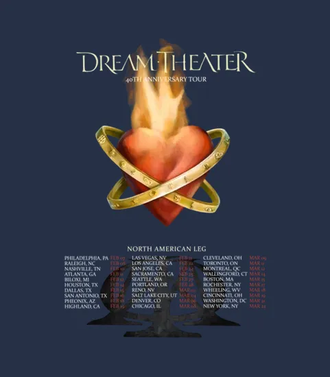 2 Side Heart Fire Dream Theater 40th Anniversary