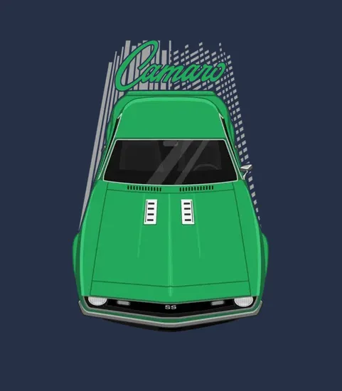 Camaro Ss 1968 Green