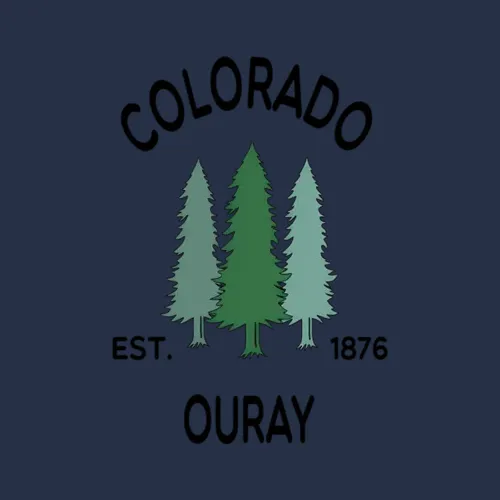 Ouray Colorado Rocky Mountains Evergreen Novelty