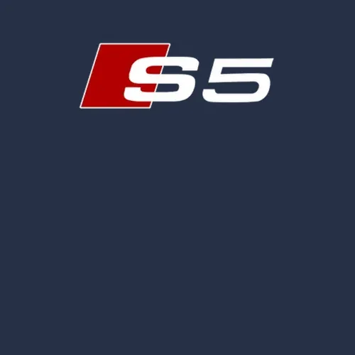 Audi S5 Automobile Car Parts Cool Distressed Brand Logo Emblem White Font