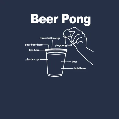 Beer Pong Instructions Funny 22 Jump Street Popular Movie