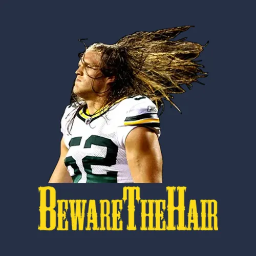 Clay Matthews Beware The Hair Green Bay Football