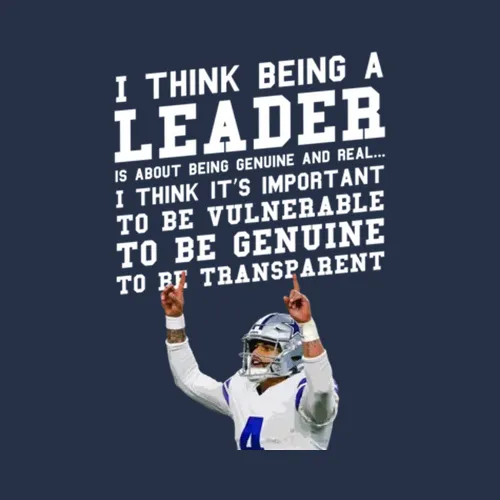 Dak Prescott Dallas Football Mental Health Quote