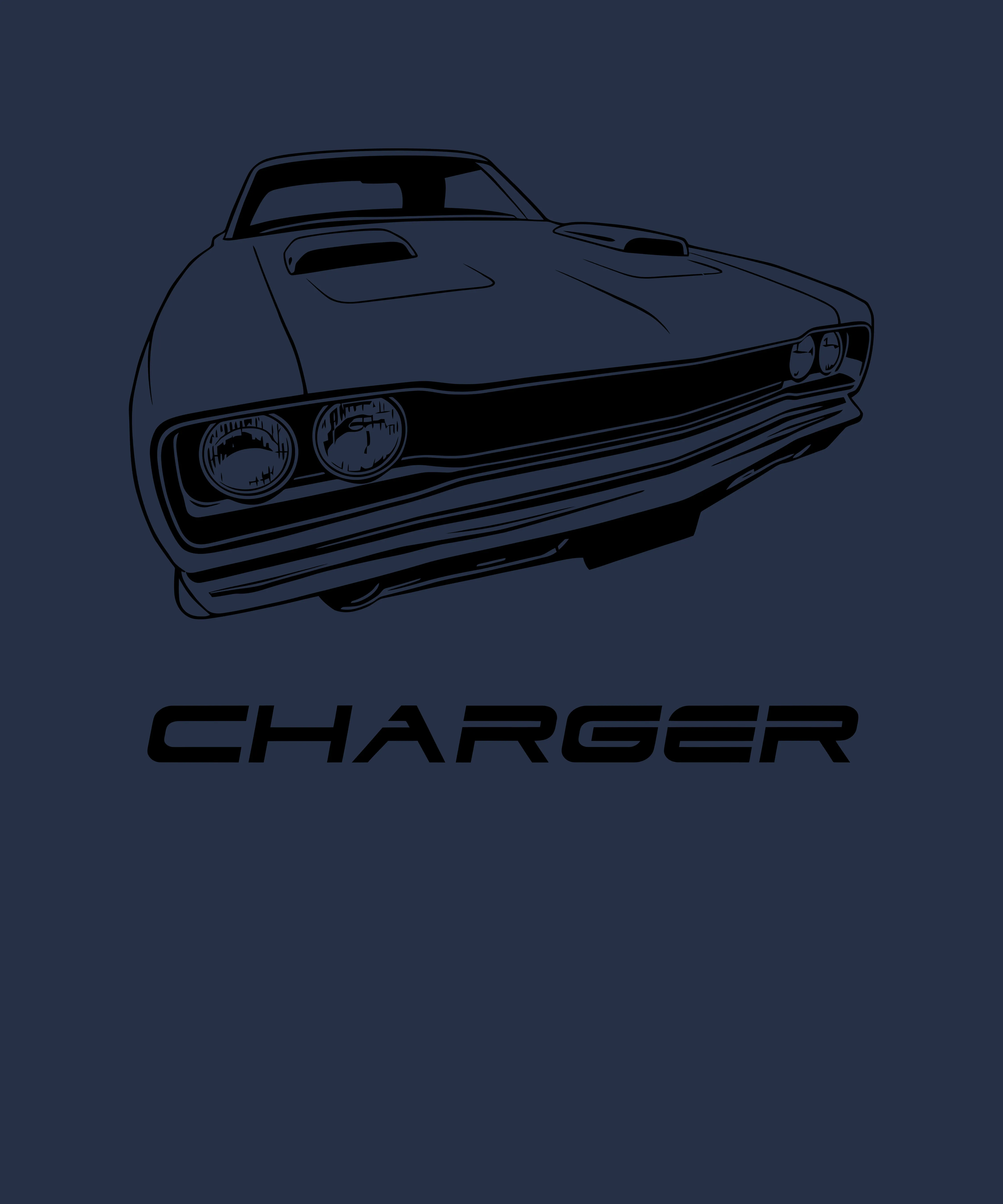 Dodge Charger On Red